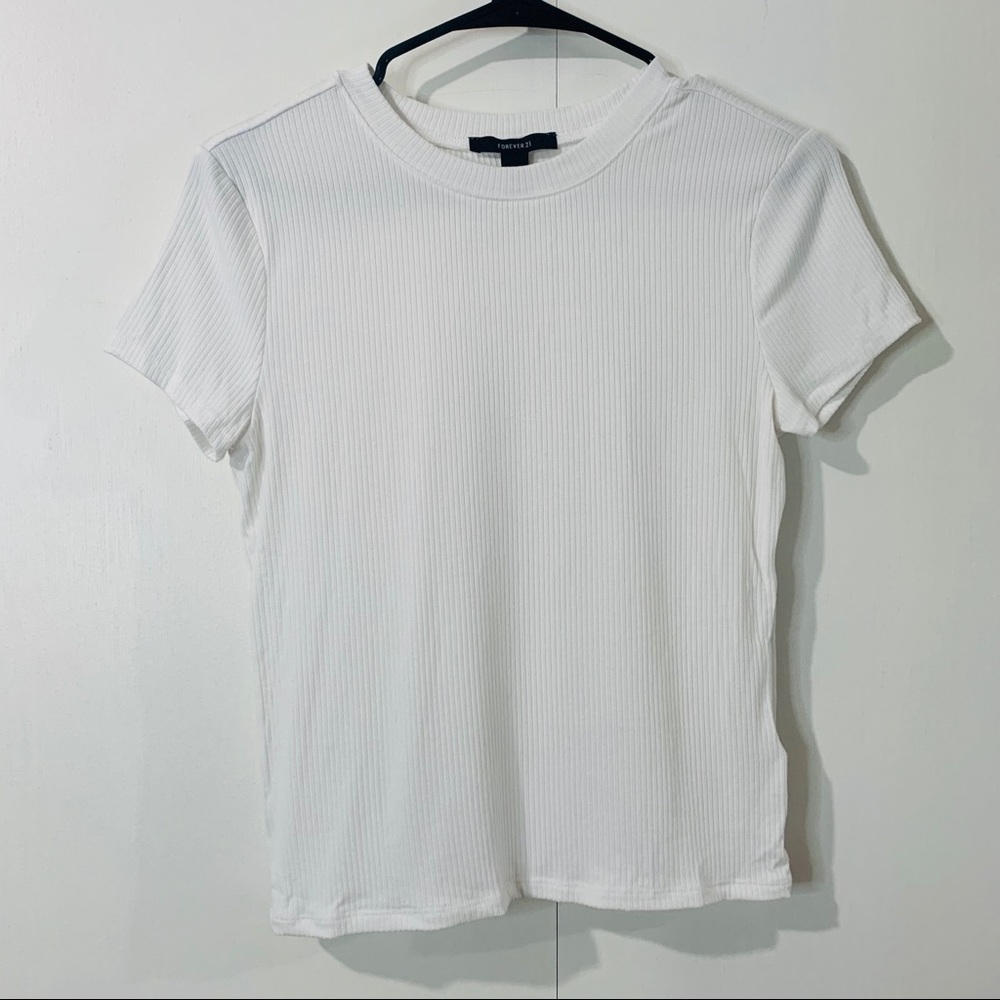 Forever 21 basic ribbed knit top
